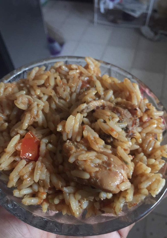 A picture of Jollof Rice Sharp Sharp.