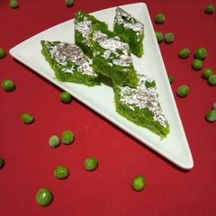 A picture of Peas Barfi.