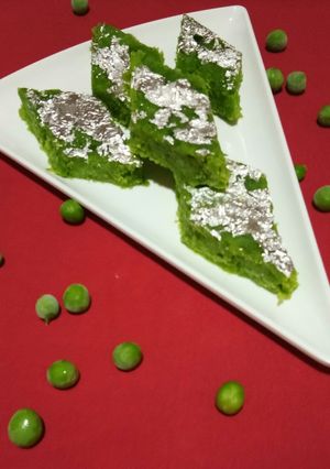 A picture of Peas Barfi.
