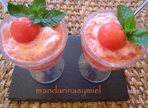 Foto principal de Sorbete helado de sandía