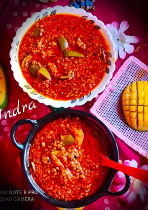 दाना मेथी और कैरी की लौंजी (dana methi aur kairi ki launji recipe in Hindi) रेसिपी मुख्य फोटो