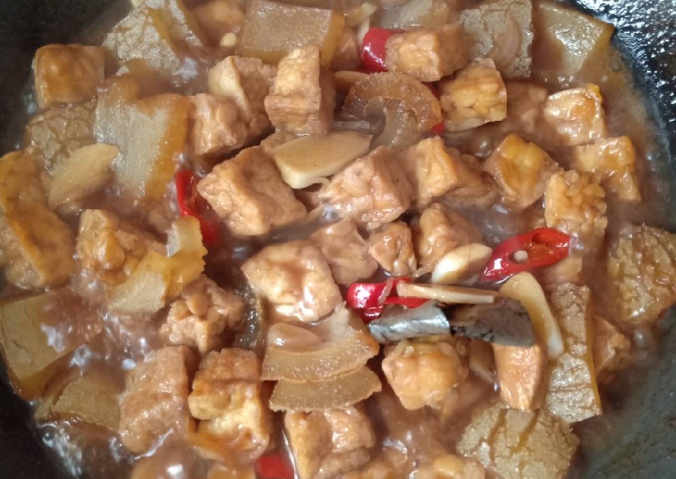 Oseng Tahu Tempe Cecek Sapi