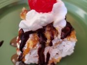 A picture of ice cream cake