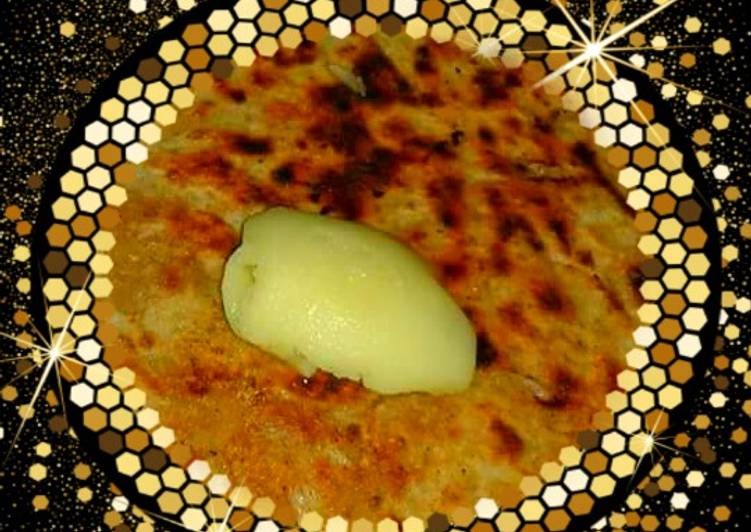 Easiest Way to Prepare Homemade Paneer  paratha with  butter