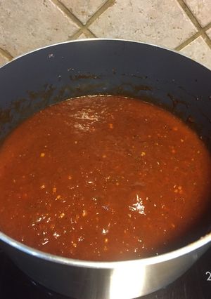 A picture of Spicy BBQ Sauce.