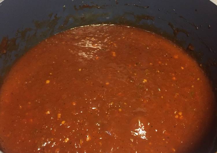 Steps to Make Homemade Spicy BBQ Sauce