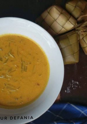 Foto resep Ketupat sayur sederhana