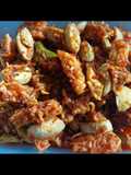 Sambal jengkol teri tempe pedas
