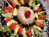 سلاطة فاخرة بصلصة الثوم الرهيبة😋