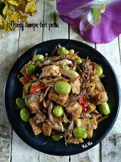 Foto resep Oseng tempe teri petai