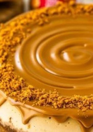 A picture of Biscoff Cheesecake.