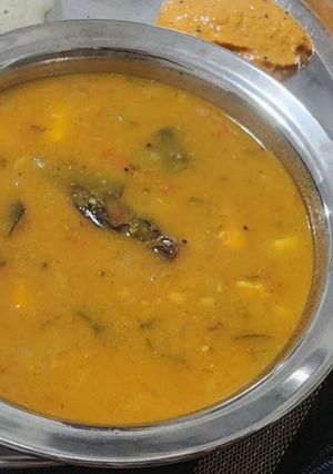 A picture of Sambhar.