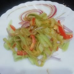 Thai cucumber Noodles Salad A picture of Thai cucumber Noodles Salad.