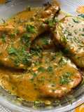 Chuletas ahumadas a la mostaza