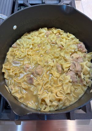 A picture of Chicken and Egg Noodles.