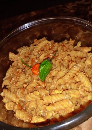 A picture of Red Sauce Pasta.