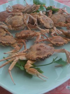 Una foto de Cangrejitos de caldo, fritos y crujientes