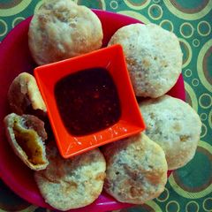 A picture of Moong dal kachori.