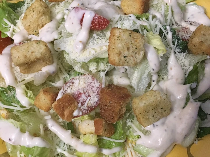 Simple Way Make Recipe Caesar salad * vegetarian * that is So Delicious, Perfect}