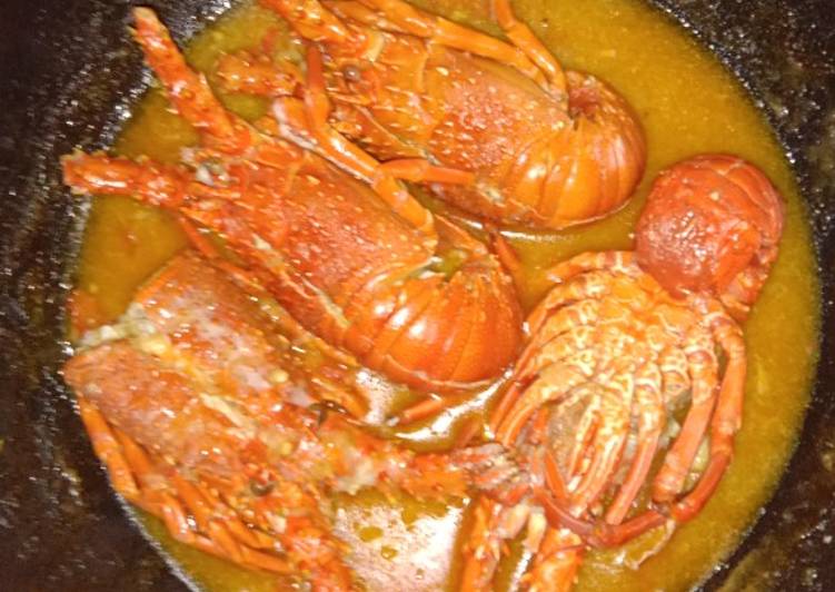 Lobster saus padang