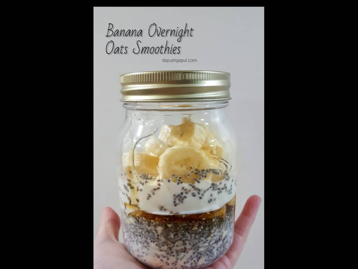 Ternyata ini lho! Bagaimana cara bikin Banana Overnight Oats Smoothies yang menggugah selera