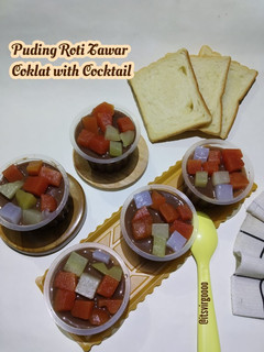 Foto resep #459. Puding Roti Tawar Coklat with Cocktail