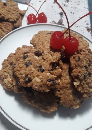 Foto resep Oatmeal vookies with almond