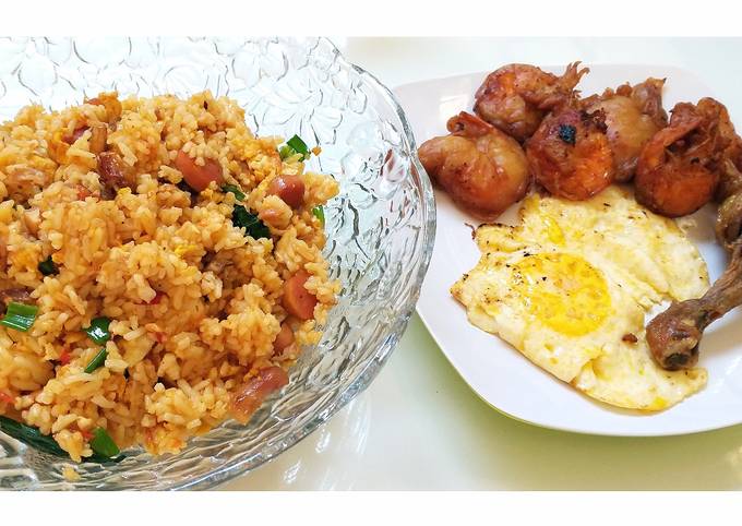 3. Nasi Goreng Ayam Sosis (ala rumahan)