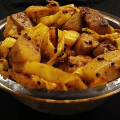 A picture of Squash & Cabbage Sabzi.