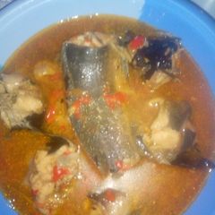 A picture of Fish pepper soup.