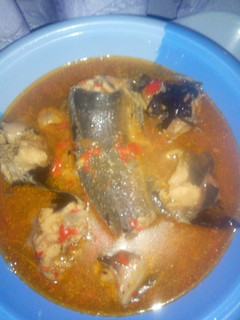 A picture of Fish pepper soup.
