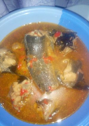 A picture of Fish pepper soup.