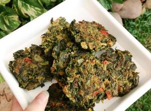 Una foto de Croquetas de hojas de brócoli (fácil, rápido y saludable)