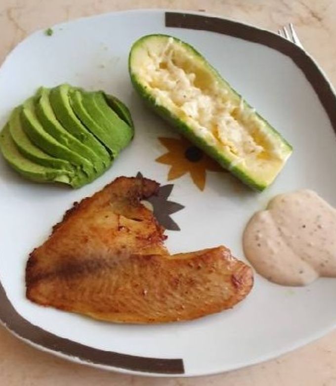 Una foto de Pescado a la mantequilla keto
