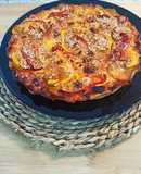 Quiche de pollo 🍗 sin masa