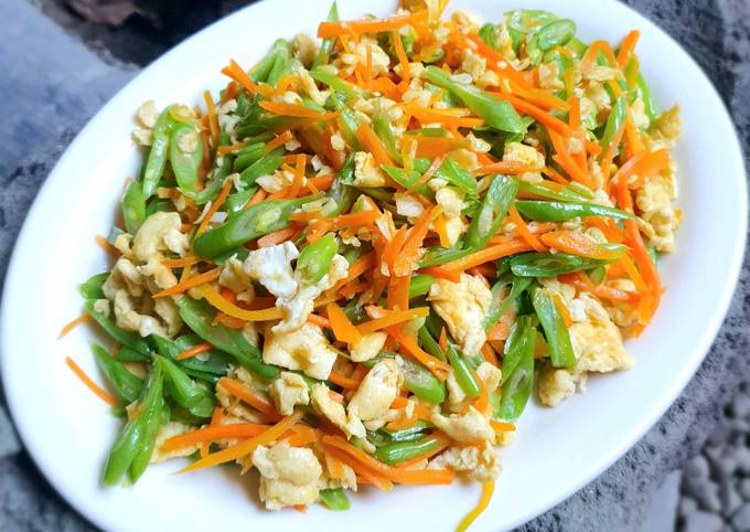 Super Simple Tumis Buncis Wortel/Stir Fried Vegetables