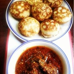 A picture of Masa/wainar shinkafa.