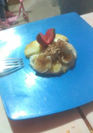 Una foto de Plátano con chocolate