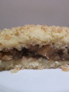 Una foto de Tarta crumble de manzanas