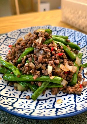 Foto resep Buncis Cah Daging Giling