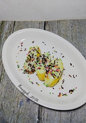 Foto resep Pisang bakar vla vanila