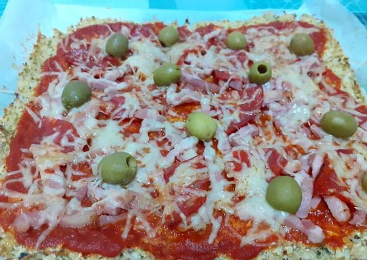 Colipizza (pizza con base de coliflor)