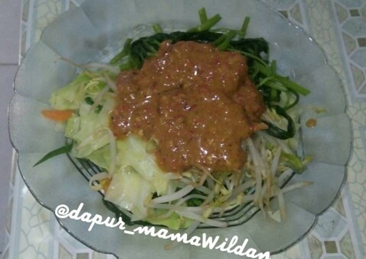 Pecel sayur sambel kacang