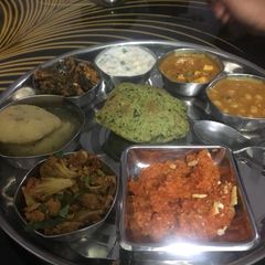 A picture of Lunch thali.