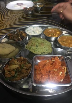 A picture of Lunch thali.