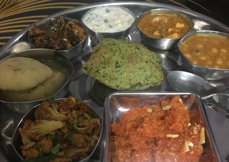 Easiest Way to Make Award-winning Lunch thali