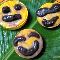 A picture of Custard, Chocolate emoji.