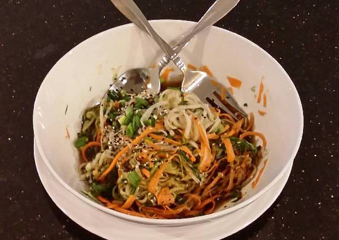 Asian Vegetable "Noodle" Salad