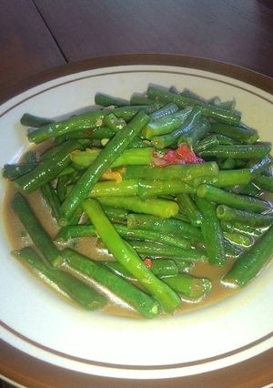 Foto resep Oseng oseng kacang panjang terasi