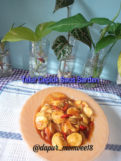 Foto resep Telur Ceplok Saus Sarden